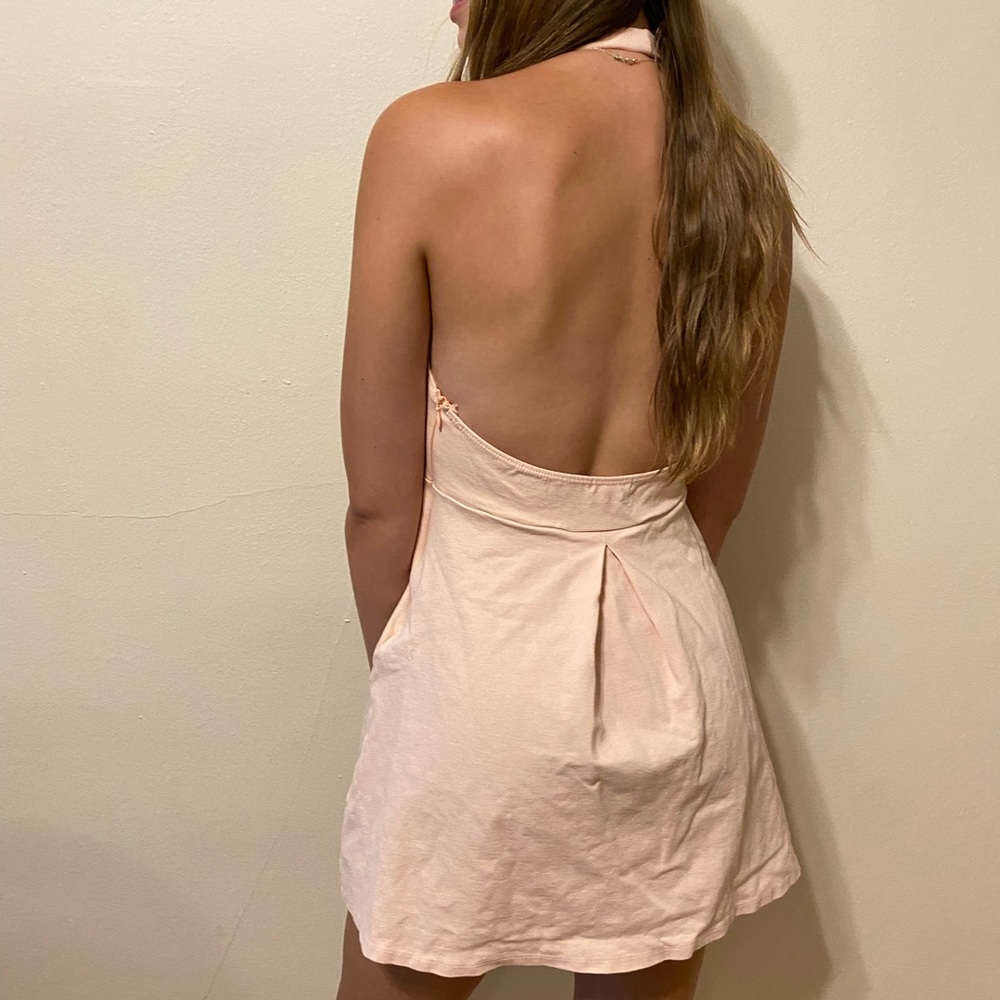 Blush Halter Dress